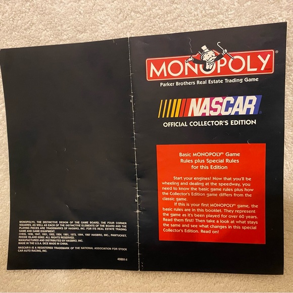 NASCAR Official Collectors Edition Monopoly Game, Parker Brothers - Picture 11 of 16